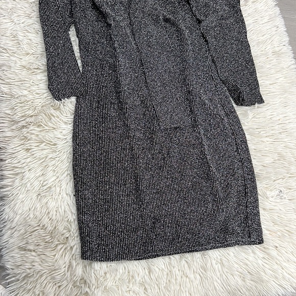 IRO Perk Dress in Black long sleeve mini - Picture 3 of 6